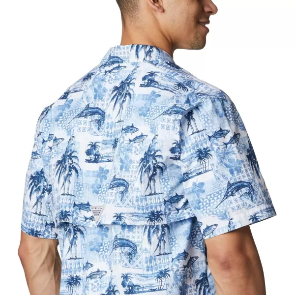 imageColumbia Mens Trollers Best Short Sleeve ShirtSkyler Polynesian Print