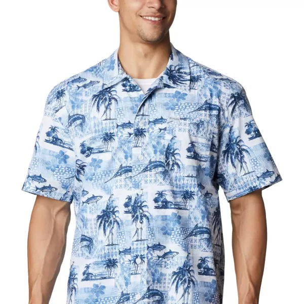 imageColumbia Mens Trollers Best Short Sleeve ShirtSkyler Polynesian Print