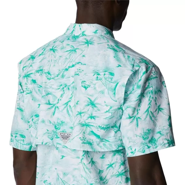 imageColumbia Mens Trollers Best Short Sleeve ShirtSpring Blue Seaday