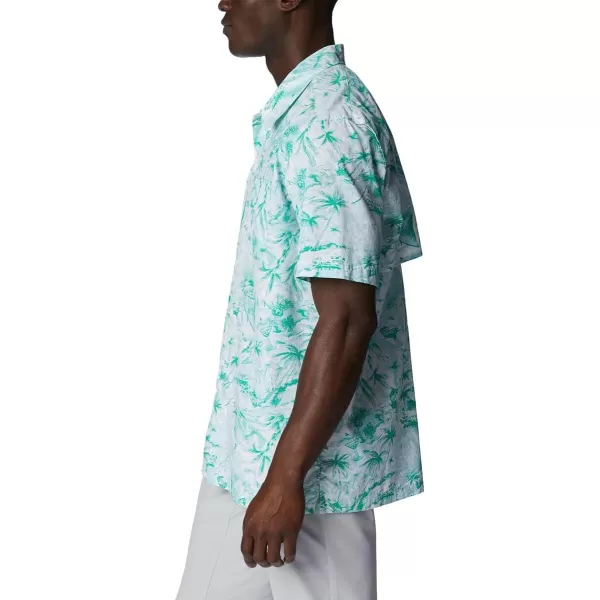imageColumbia Mens Trollers Best Short Sleeve ShirtSpring Blue Seaday
