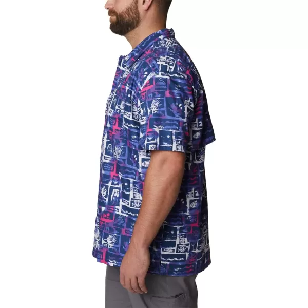 imageColumbia Mens Trollers Best Short Sleeve ShirtViolet Sea Punked Fish