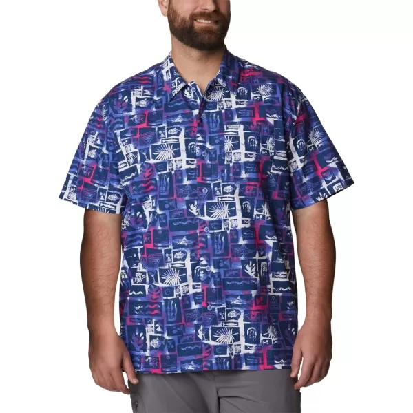 imageColumbia Mens Trollers Best Short Sleeve ShirtViolet Sea Punked Fish