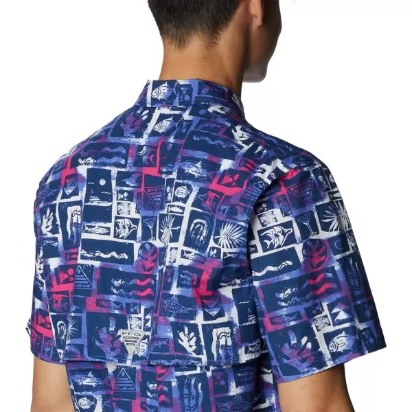 imageColumbia Mens Trollers Best Short Sleeve ShirtViolet Sea Punked Fish