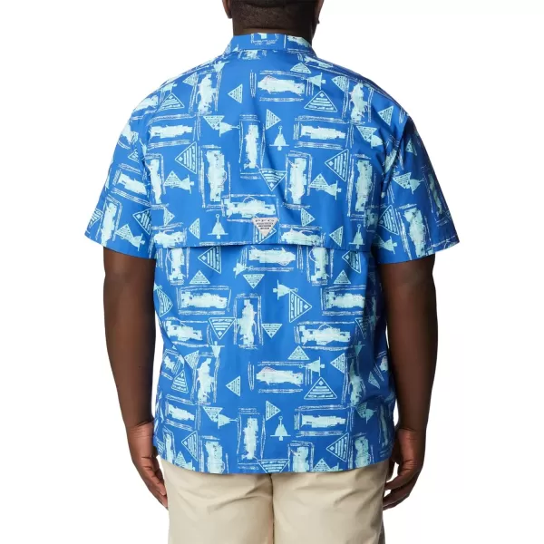 imageColumbia Mens Trollers Best Short Sleeve ShirtVivid Blue Anchors Up