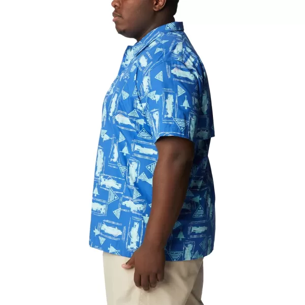 imageColumbia Mens Trollers Best Short Sleeve ShirtVivid Blue Anchors Up