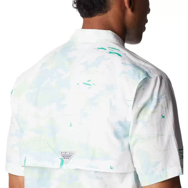 imageColumbia Mens Trollers Best Short Sleeve ShirtWhite Casting Kings
