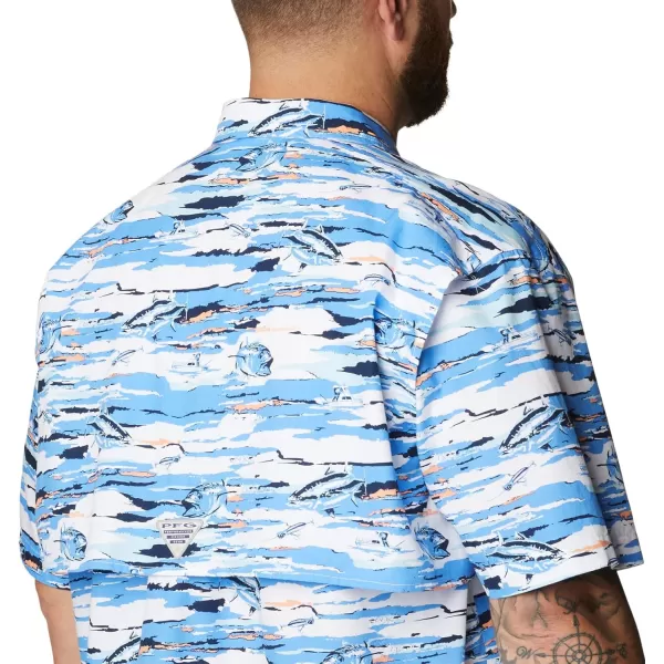 imageColumbia Mens Trollers Best Short Sleeve ShirtWhite Flatout Print