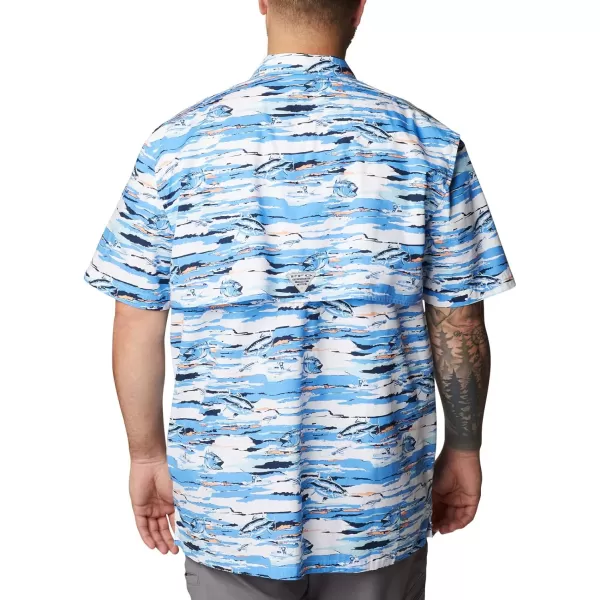 imageColumbia Mens Trollers Best Short Sleeve ShirtWhite Flatout Print