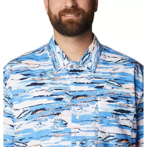 imageColumbia Mens Trollers Best Short Sleeve ShirtWhite Flatout Print
