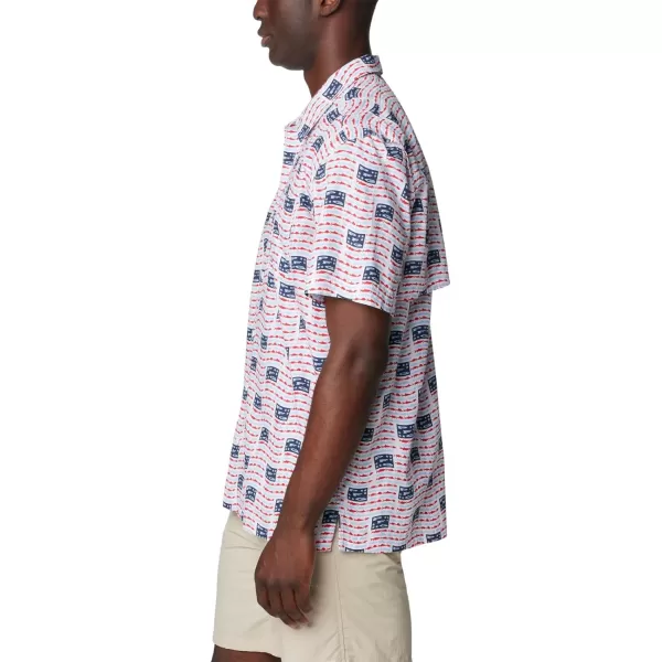 imageColumbia Mens Trollers Best Short Sleeve ShirtWhitePfg Banner