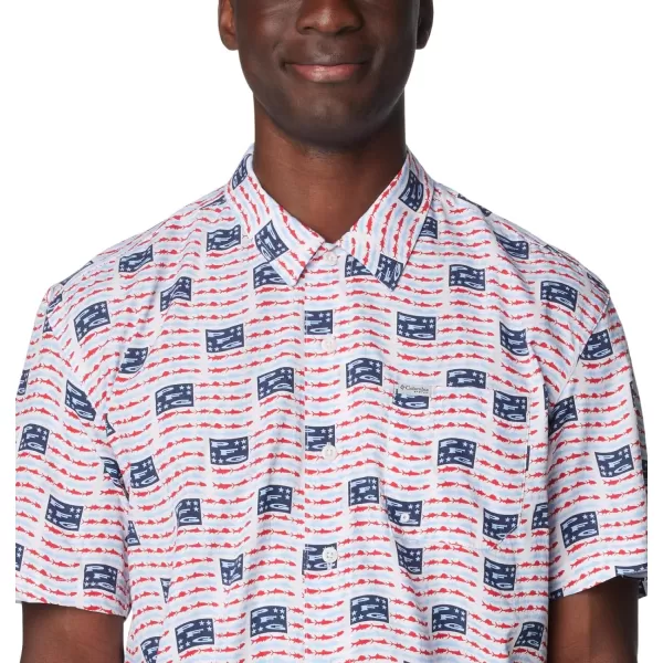 imageColumbia Mens Trollers Best Short Sleeve ShirtWhitePfg Banner