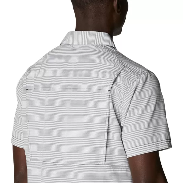 imageColumbia Mens Twisted Creek Iii Short SleeveBlack Wave Crest Stripe
