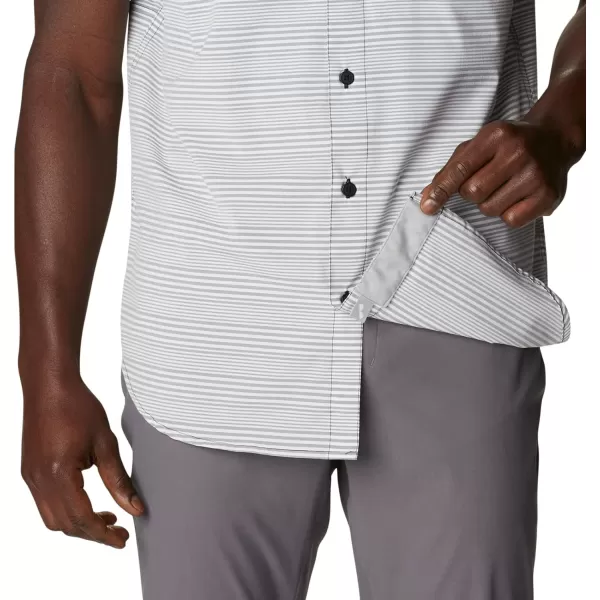 imageColumbia Mens Twisted Creek Iii Short SleeveBlack Wave Crest Stripe