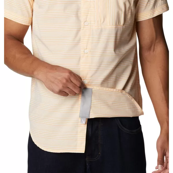 imageColumbia Mens Twisted Creek Iii Short SleeveMango Wave Crest Stripe