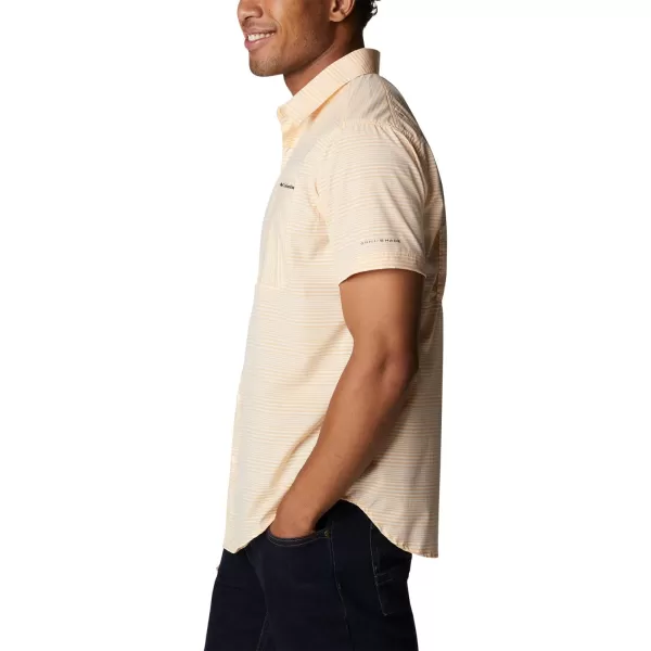 imageColumbia Mens Twisted Creek Iii Short SleeveMango Wave Crest Stripe