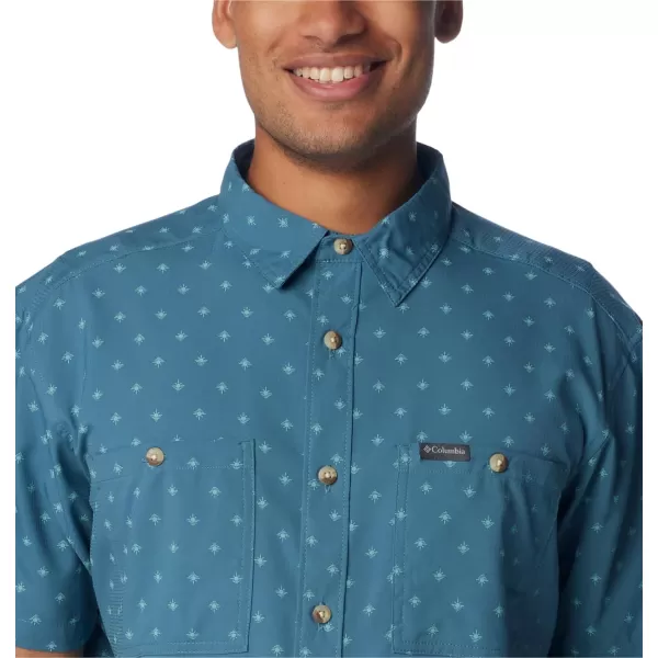 imageColumbia Mens Utilizer Printed Woven Short SleeveCloudburst Dawn Dot