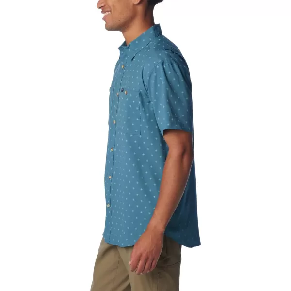 imageColumbia Mens Utilizer Printed Woven Short SleeveCloudburst Dawn Dot