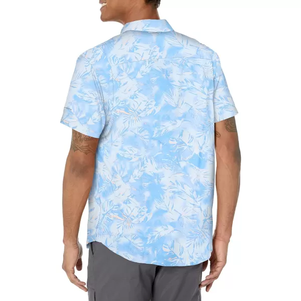 imageColumbia Mens Utilizer Printed Woven Short SleeveJet Stream Sketchy Paradise