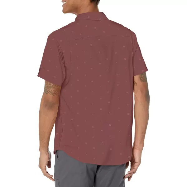 imageColumbia Mens Utilizer Printed Woven Short SleeveLight Raisin Hammocked