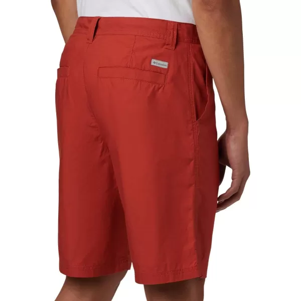 imageColumbia Mens Washed Out Short Cotton Classic FitCarnelian Red