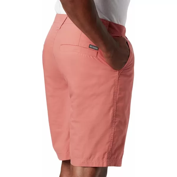 imageColumbia Mens Washed Out Short Cotton Classic FitDark Coral