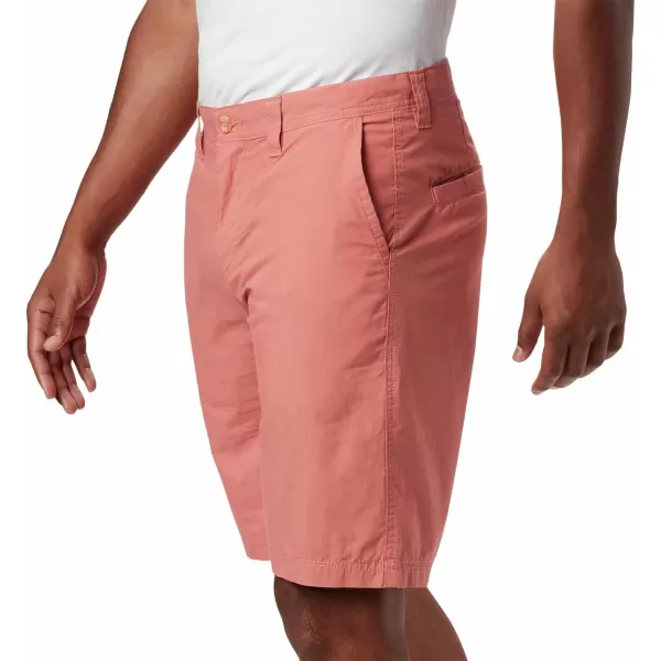 imageColumbia Mens Washed Out Short Cotton Classic FitDark Coral