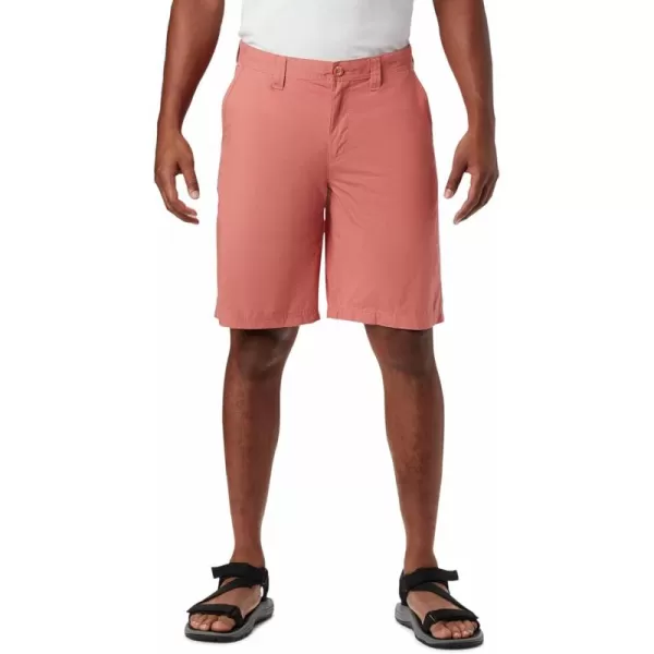 imageColumbia Mens Washed Out Short Cotton Classic FitDark Coral