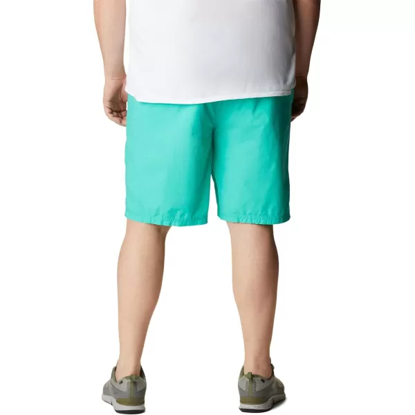 imageColumbia Mens Washed Out Short Cotton Classic FitElectric Turquoise