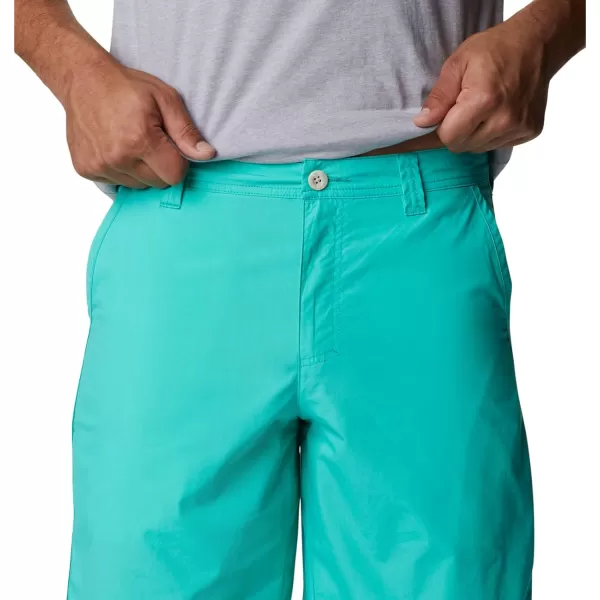 imageColumbia Mens Washed Out Short Cotton Classic FitElectric Turquoise
