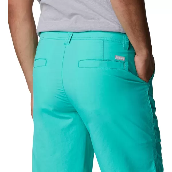 imageColumbia Mens Washed Out Short Cotton Classic FitElectric Turquoise