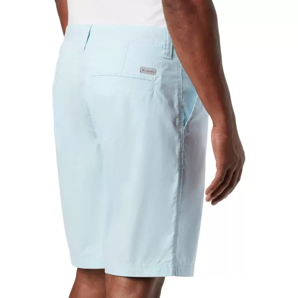 imageColumbia Mens Washed Out Short Cotton Classic FitSky Blue