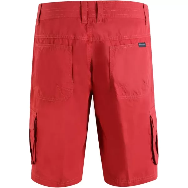 imageColumbia Mens Washed Out Short Cotton Classic FitSunset Red
