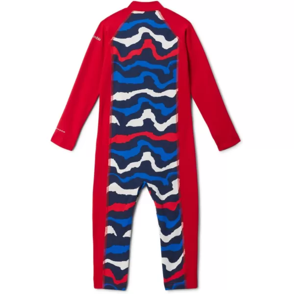 imageColumbia Unisex Baby Sandy Shores Ii SunsuitSunsuitColl Navy WavyMountain Red