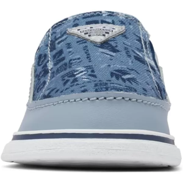 imageColumbia UnisexChild Bahama PFG Boat ShoeTradewinds GreyCollegiate Navy