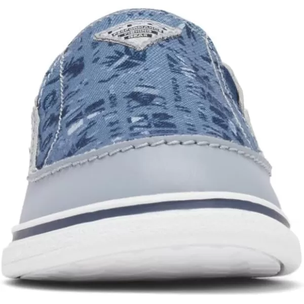 imageColumbia UnisexChild Bahama PFG Boat ShoeTradewinds GreyCollegiate Navy