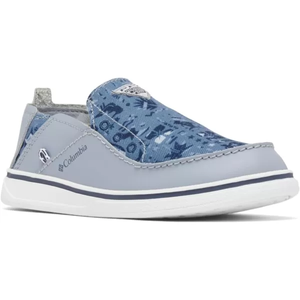 imageColumbia UnisexChild Bahama PFG Boat ShoeTradewinds GreyCollegiate Navy