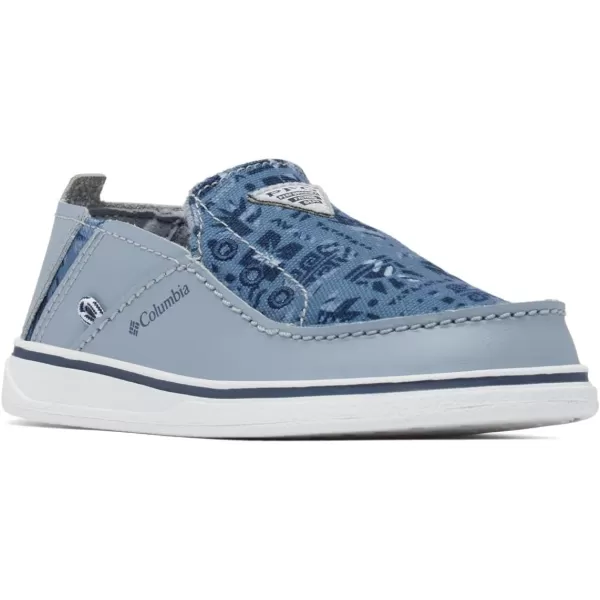 imageColumbia UnisexChild Bahama PFG Boat ShoeTradewinds GreyCollegiate Navy