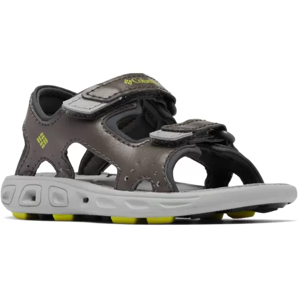 imageColumbia UnisexChild Techsun Vent Sandal SportDark GreyWarning Yellow