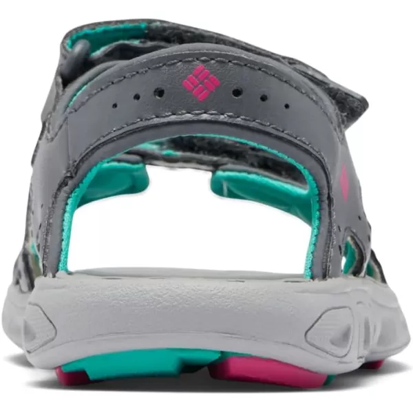 imageColumbia UnisexChild Techsun Vent Sandal SportGraphiteHaute Pink