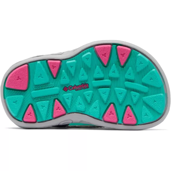 imageColumbia UnisexChild Techsun Vent Sandal SportGraphiteHaute Pink