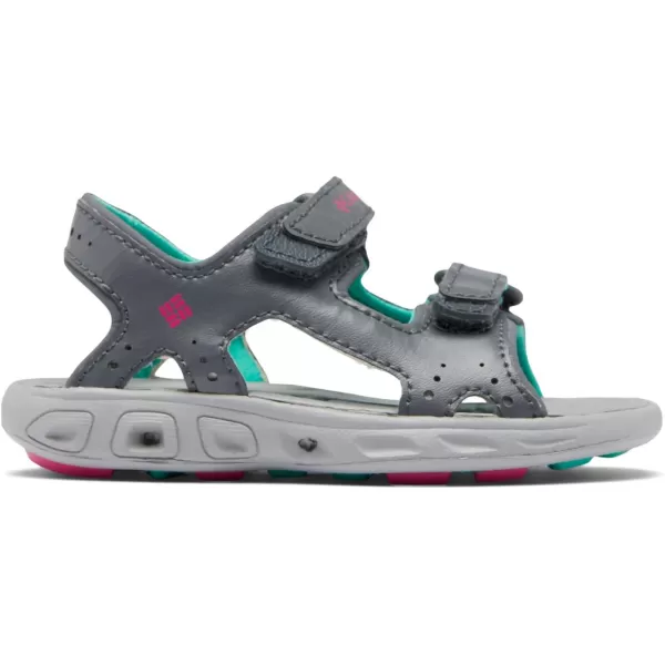 imageColumbia UnisexChild Techsun Vent Sandal SportGraphiteHaute Pink