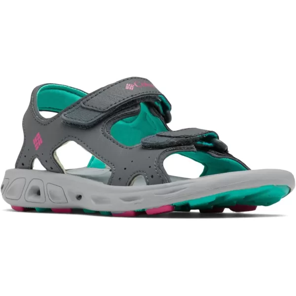imageColumbia UnisexChild Techsun Vent Sandal SportGraphiteHaute Pink