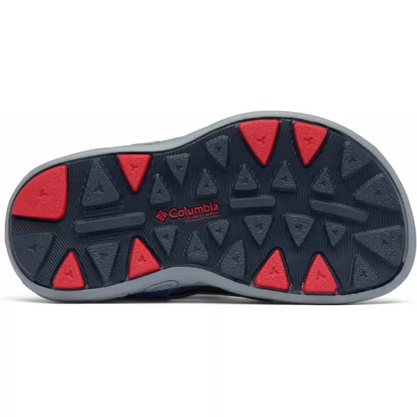 imageColumbia UnisexChild Techsun Vent Sandal SportStormy Blue  Mountain Red