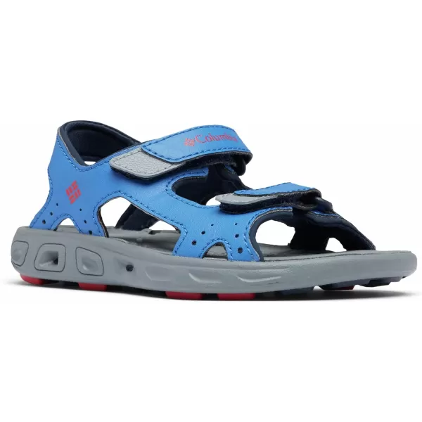 imageColumbia UnisexChild Techsun Vent Sandal SportStormy Blue  Mountain Red