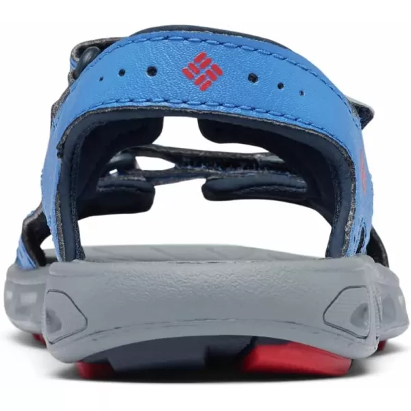 imageColumbia UnisexChild Techsun Vent Sandal SportStormy Blue  Mountain Red