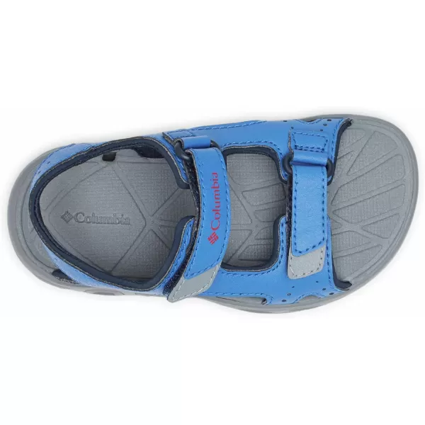 imageColumbia UnisexChild Techsun Vent Sandal SportStormy Blue  Mountain Red