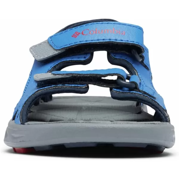 imageColumbia UnisexChild Techsun Vent Sandal SportStormy Blue  Mountain Red