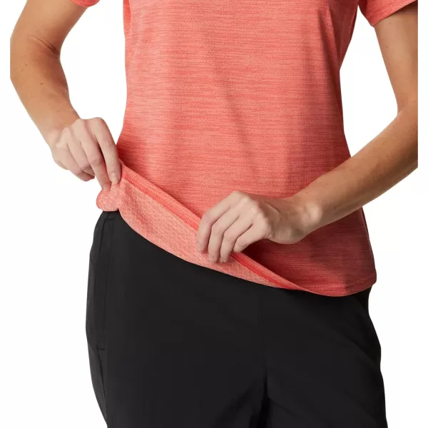imageColumbia Womens Alpine Chill Zero Short Sleeve TeeRed Hibiscus Heather