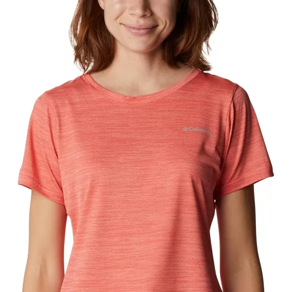 imageColumbia Womens Alpine Chill Zero Short Sleeve TeeRed Hibiscus Heather