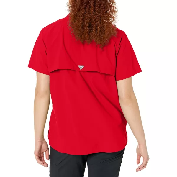 imageColumbia Womens Bahama Short Sleeve ShirtRed Spark